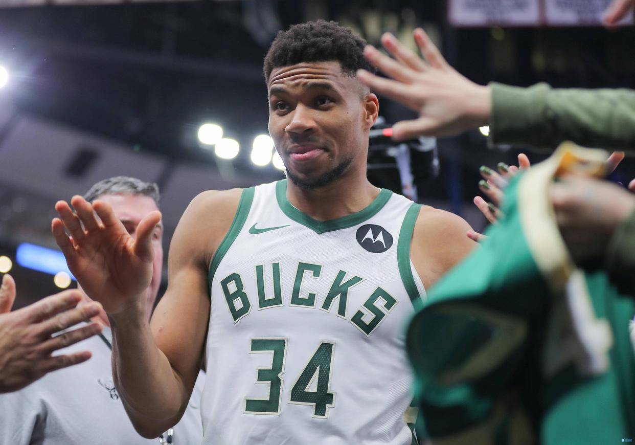 包含雄鹿队主帅赞扬字母哥出色表现，称之为球队骄傲的词条